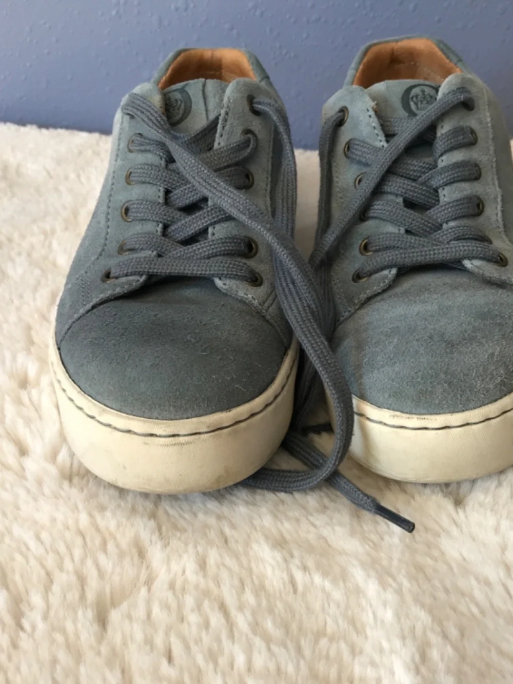 Born Blue Suede Sneakers size 8M